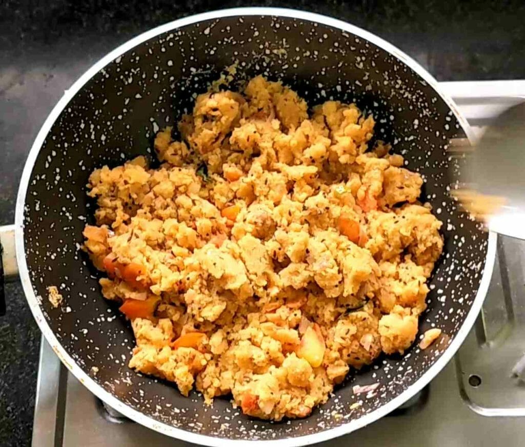 Upma is ready to serve