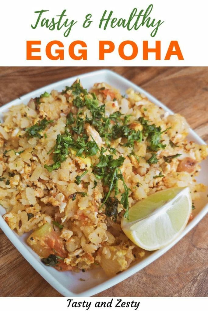 How to make Egg Poha with Pictures