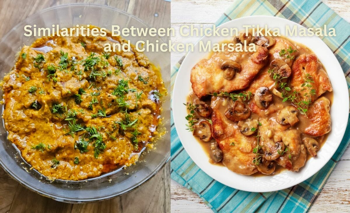what is the difference between chicken marsala and chicken tikka masala