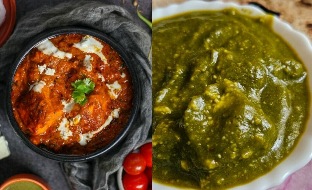 Difference between Palak Paneer and Paneer Tikka Masala (Detailed breakdown)