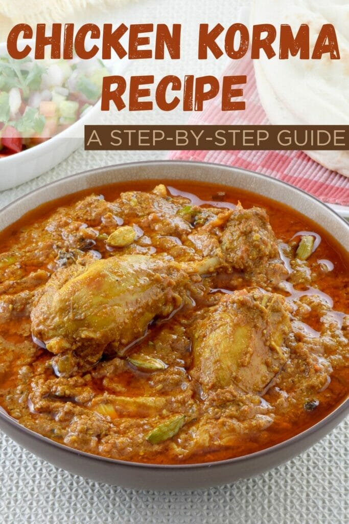 Chicken Korma recipe pin