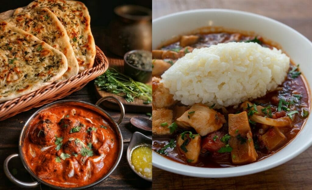 Difference between Butter Chicken and Chicken Vindaloo