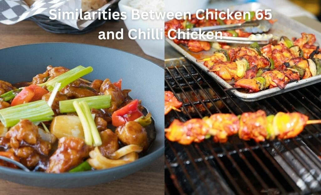 Similarities Between Chicken 65 and Chilli Chicken image