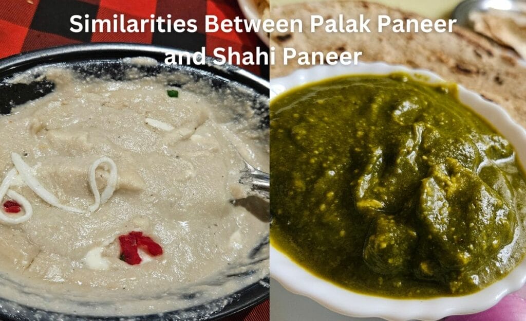 Similarities Between Palak Paneer and Shahi Paneer image