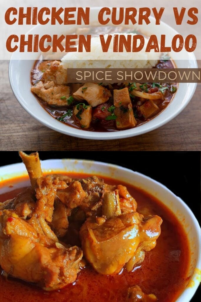 Indian Chicken Curry vs Chicken Vindaloo image