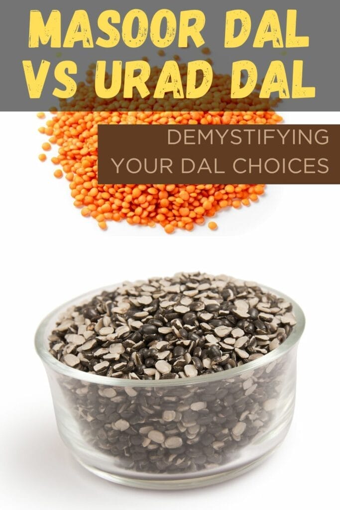 Masoor dal vs Urad dal image