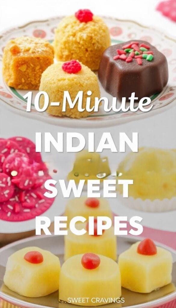 10-Minute Indian Sweet Recipes for Instant Sweet Cravings