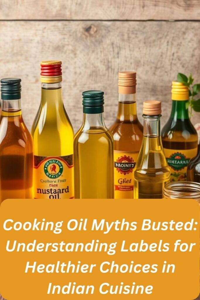 

Cooking Oil Myths Busted: Understanding Labels for Healthier Choices in Indian Cuisine