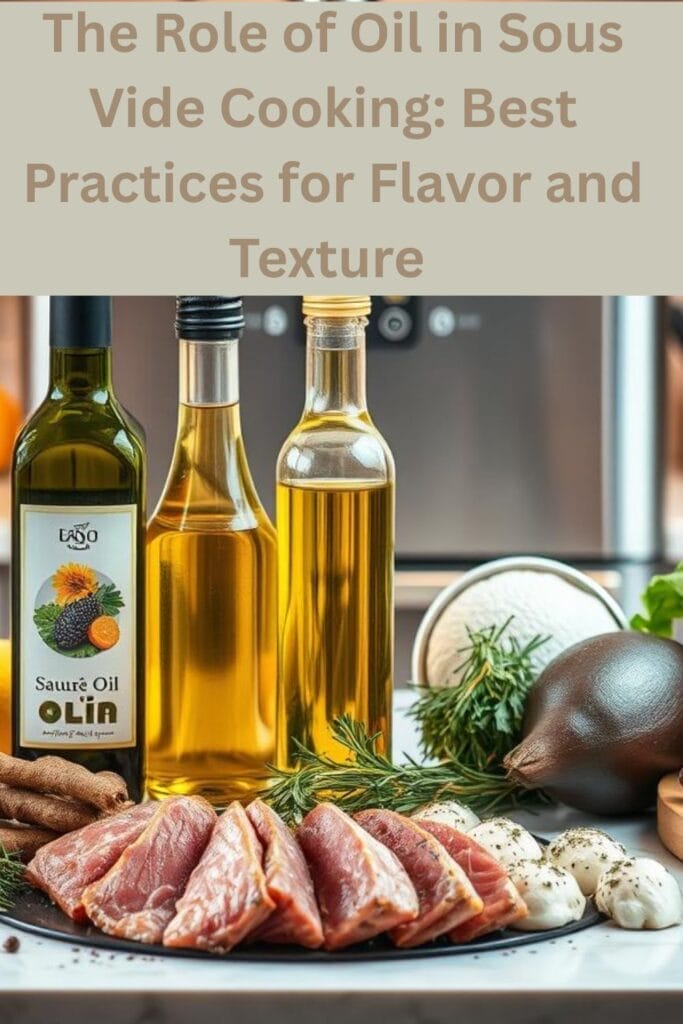The Role of Oil in Sous Vide Cooking: Best Practices for Flavor and Texture Enhancement