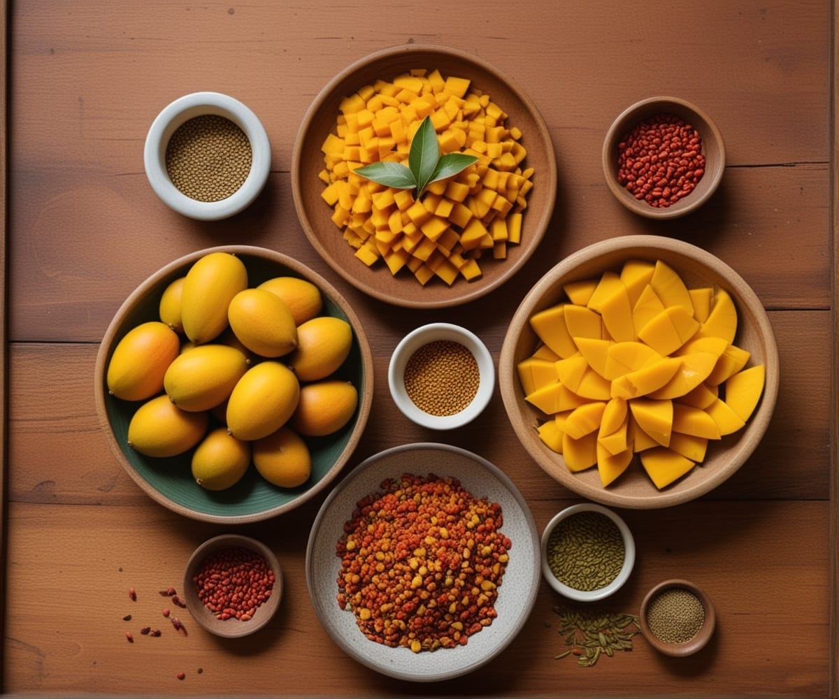 Instant Mango Pickle Recipe Without Fermentation: A Quick and Flavorful Delight