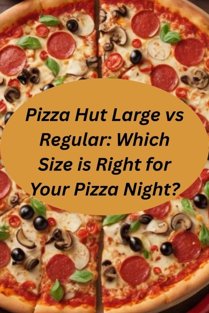 
Pizza Hut Large vs Regular: Which Size is Right for Your Pizza Night?