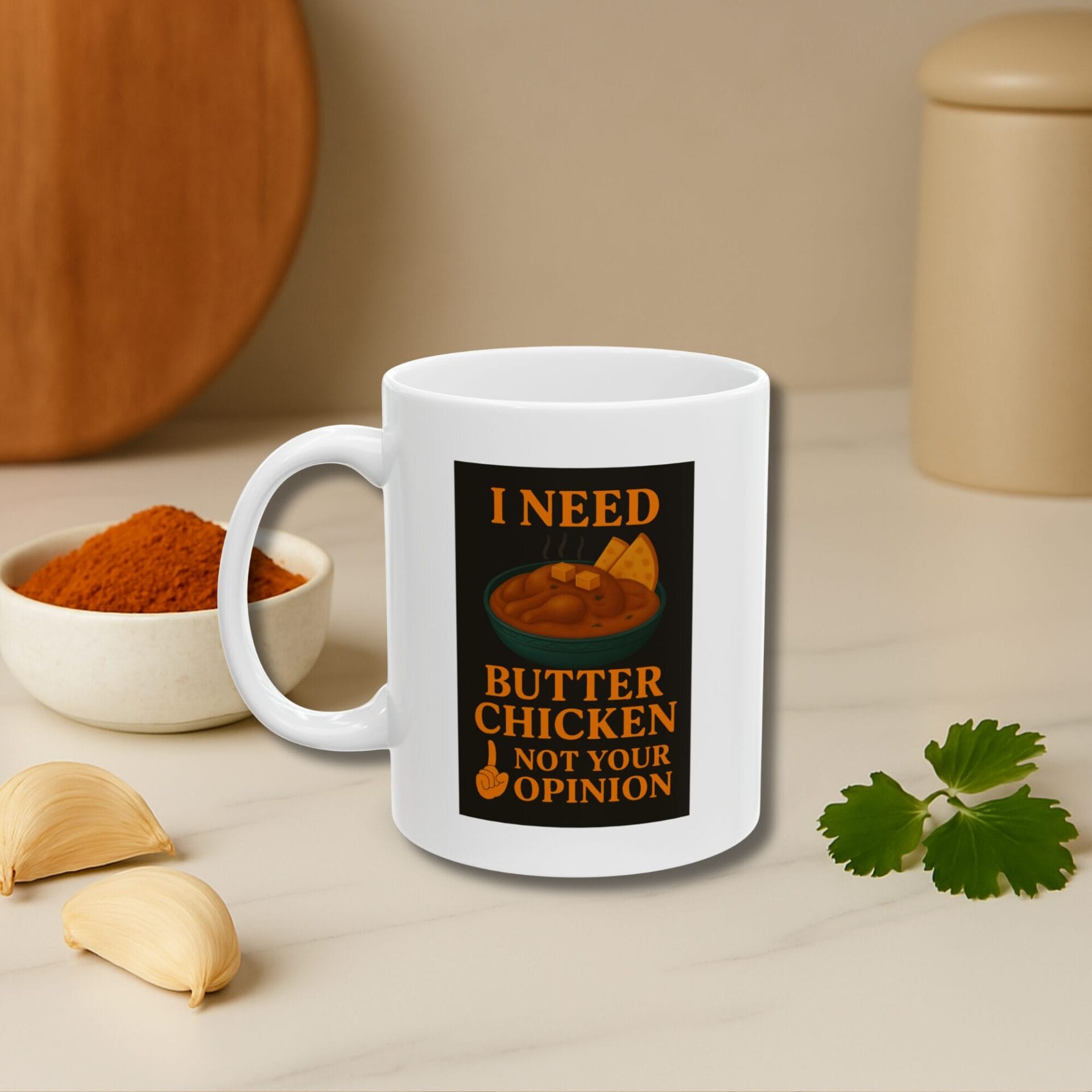 Butter Chicken Enthusiast Mug | I Need Butter Chicken | 11oz, 15oz