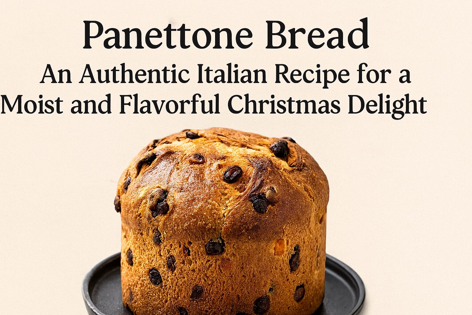 Panettone Bread: An Authentic Italian Recipe for a Moist and Flavorful Christmas Delight