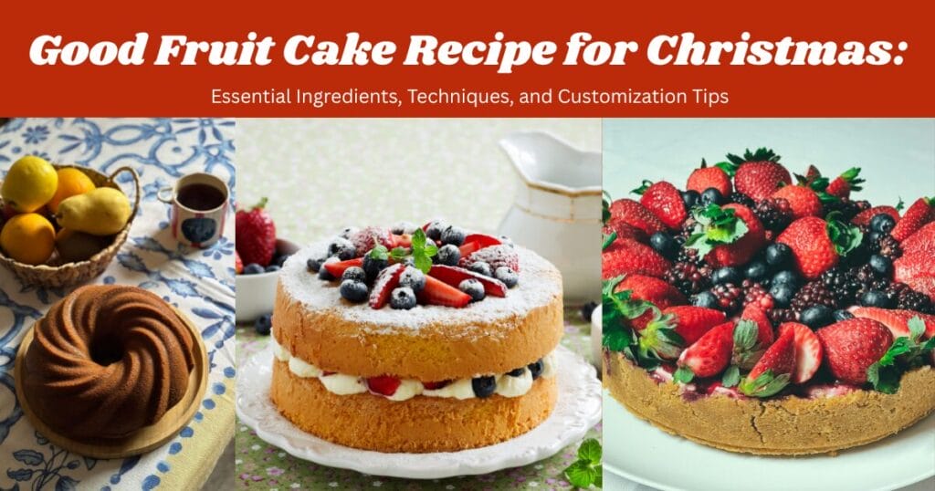Good Fruit Cake Recipe for Christmas: Essential Ingredients, Techniques, and Customization Tips